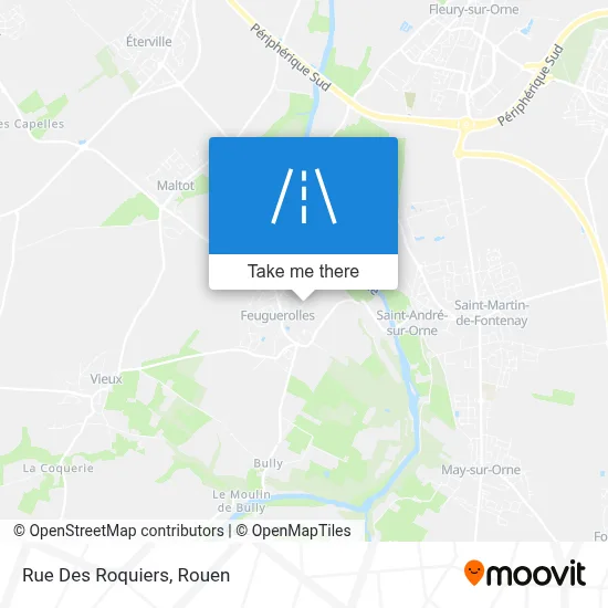 Mapa Rue Des Roquiers