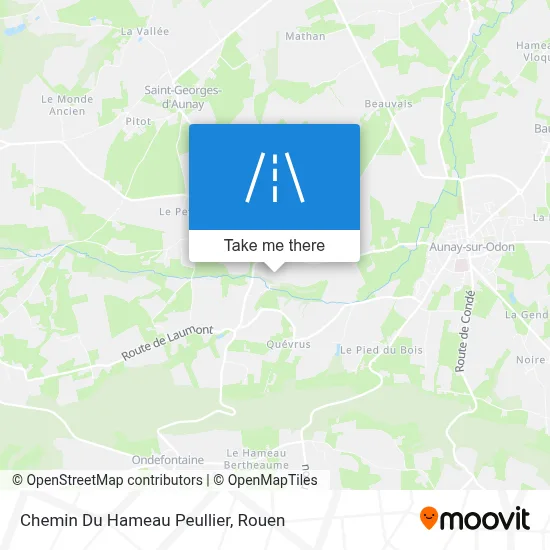 Chemin Du Hameau Peullier map