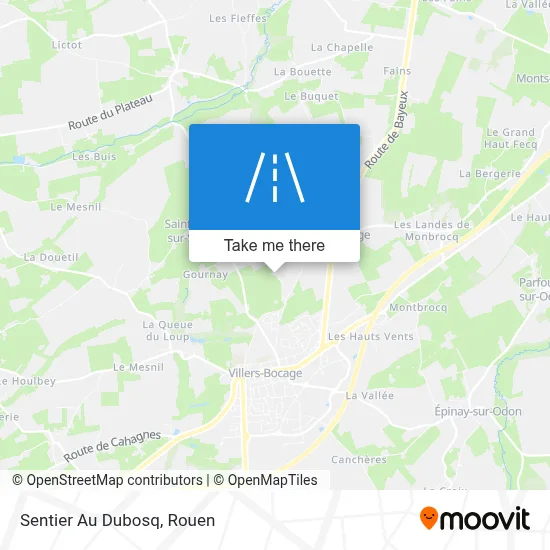 Sentier Au Dubosq map