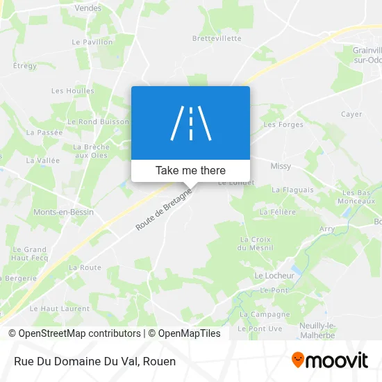 Rue Du Domaine Du Val map