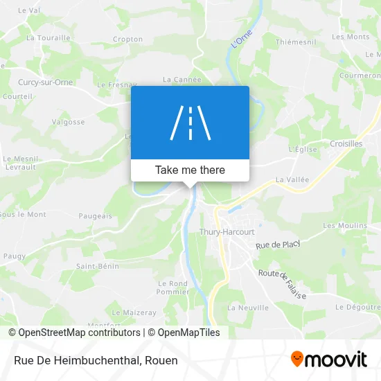 Rue De Heimbuchenthal map