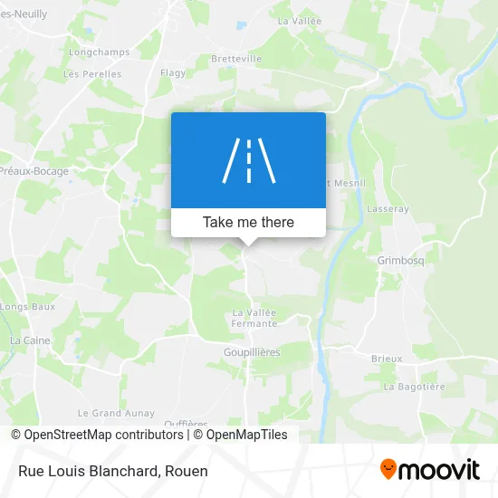 Rue Louis Blanchard map