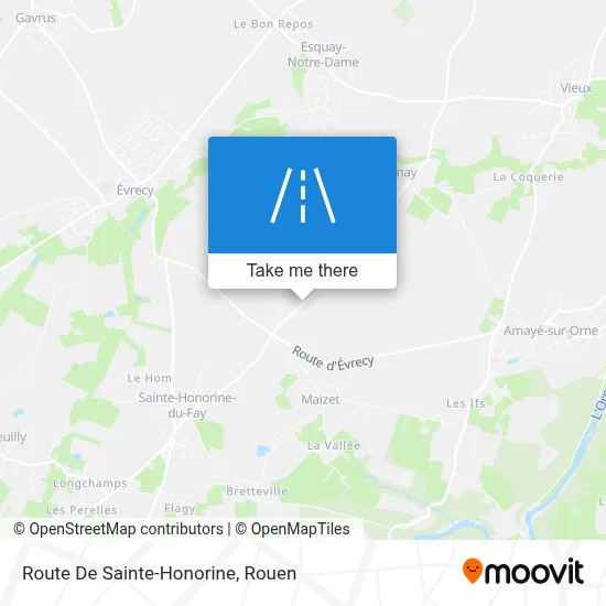 Route De Sainte-Honorine map
