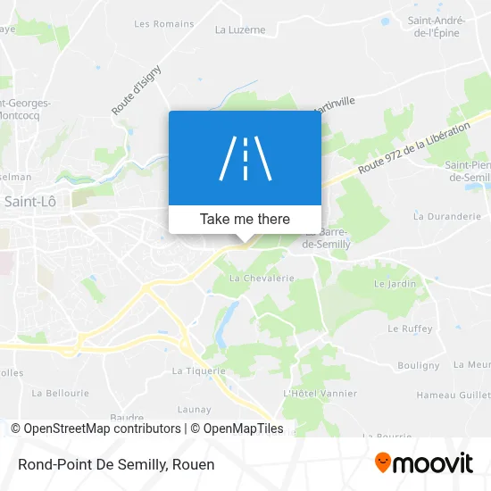 Rond-Point De Semilly map