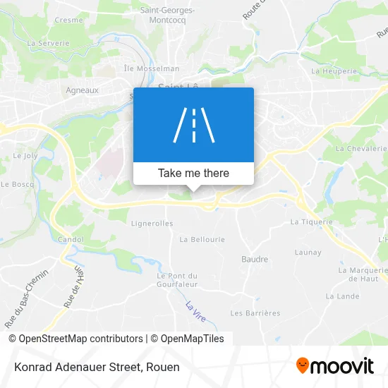 Rue Konrad Adenauer map