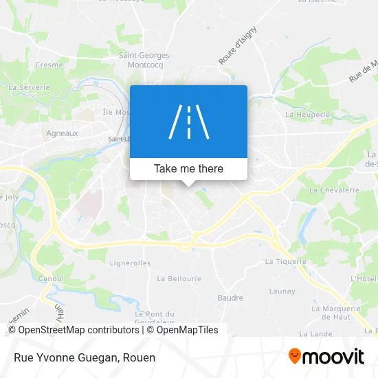 Rue Yvonne Guegan map