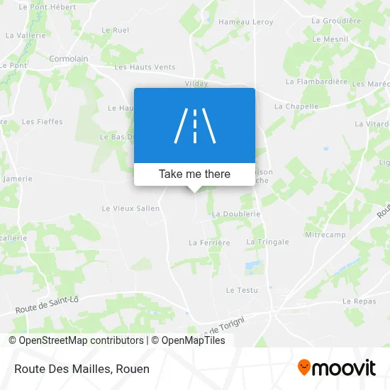 Route Des Mailles map