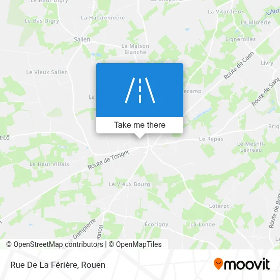 Rue De La Férière map