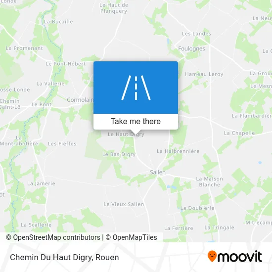 Chemin Du Haut Digry map