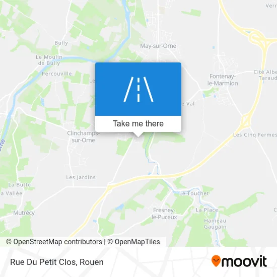 Rue Du Petit Clos map