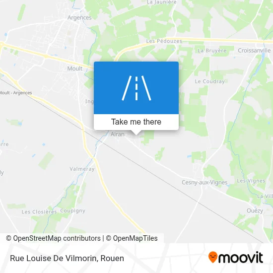 Rue Louise De Vilmorin map