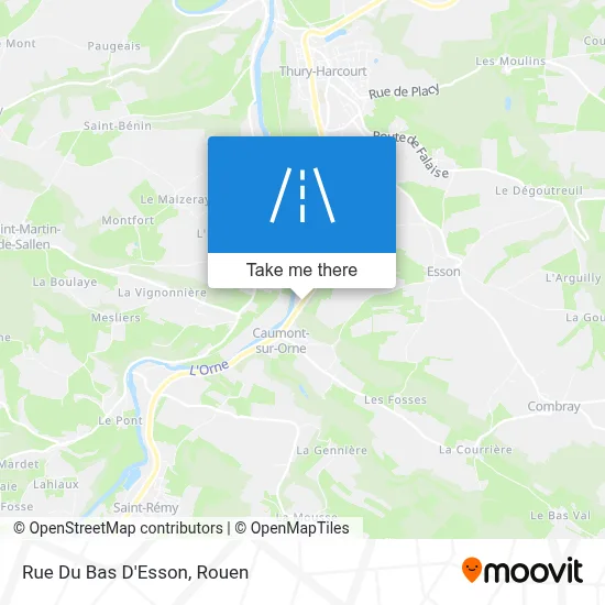 Rue Du Bas D'Esson map