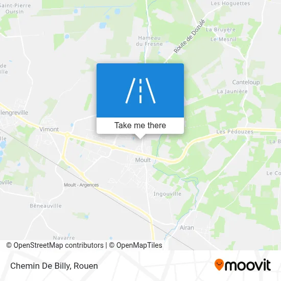 Chemin De Billy map