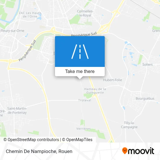 Chemin De Nampioche map