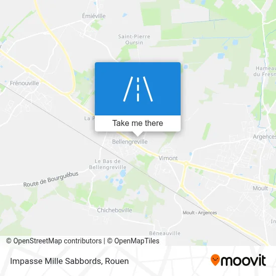 Impasse Mille Sabbords map