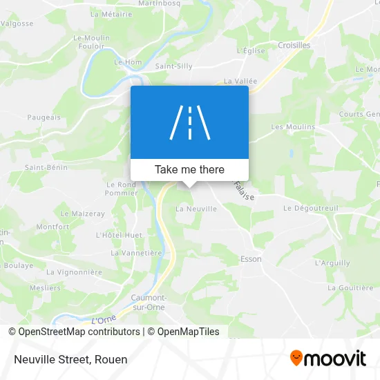Mapa Rue De La Neuville