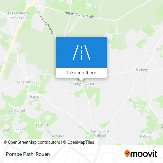 Chemin De La Pompe map