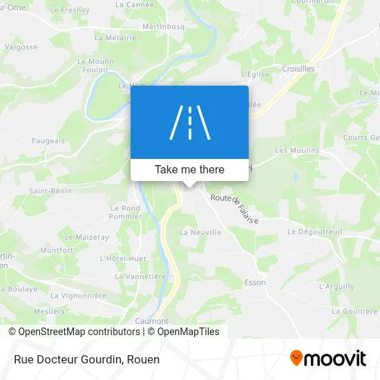 Rue Docteur Gourdin map