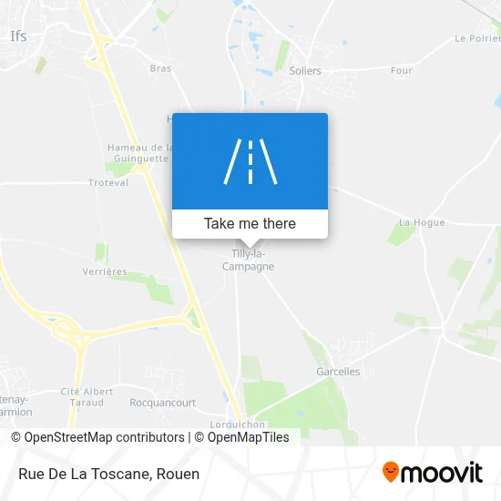 Rue De La Toscane map