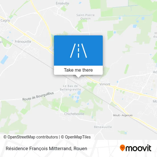 Résidence François Mitterrand map