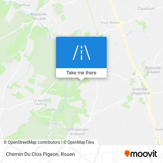 Chemin Du Clos Pigeon map