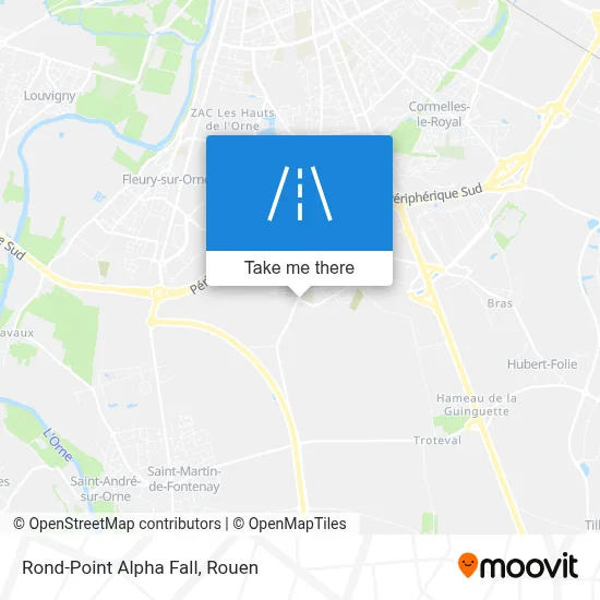 Rond-Point Alpha Fall map