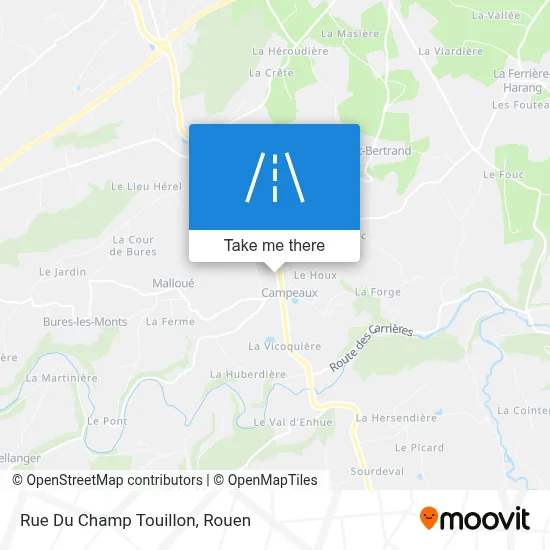 Rue Du Champ Touillon map
