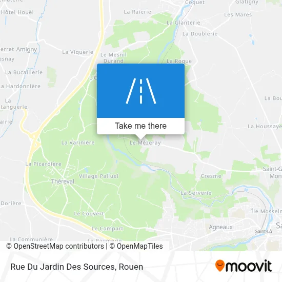Rue Du Jardin Des Sources map