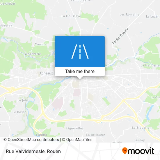 Rue Valvidemesle map