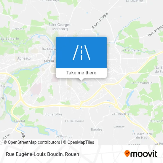 Rue Eugène-Louis Boudin map