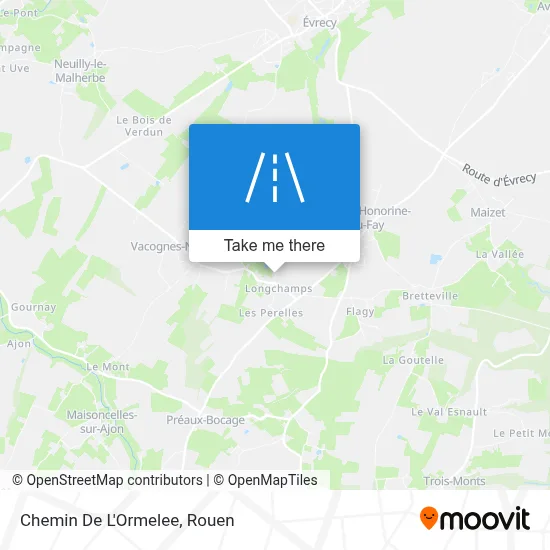 Chemin De L'Ormelee map