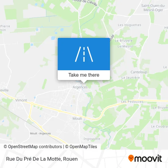 Rue Du Pré De La Motte map