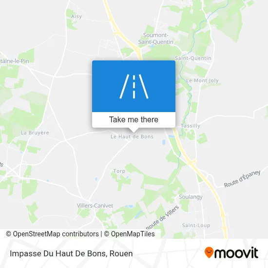 Impasse Du Haut De Bons map