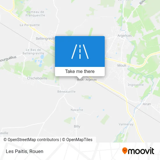 Les Paitis map