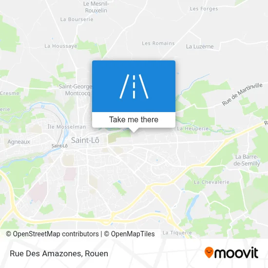 Mapa Rue Des Amazones