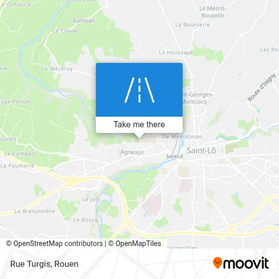 Rue Turgis map