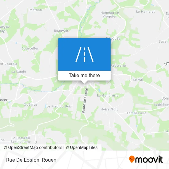 Rue De Losion map