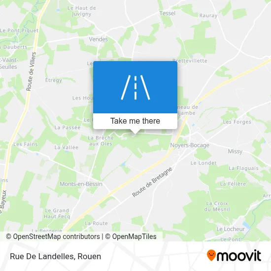 Rue De Landelles map