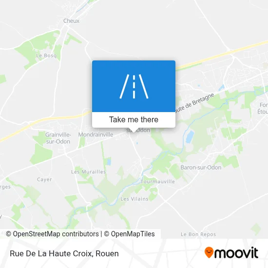 Rue De La Haute Croix map