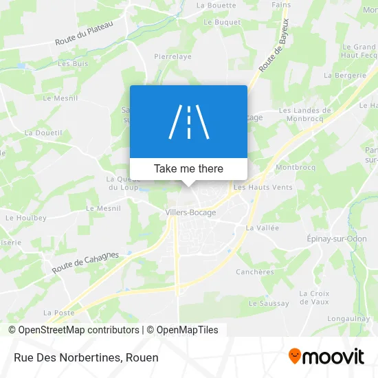 Rue Des Norbertines map