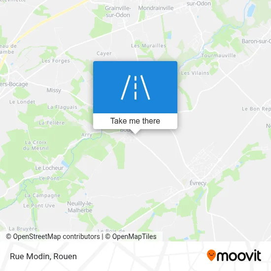Rue Modin map