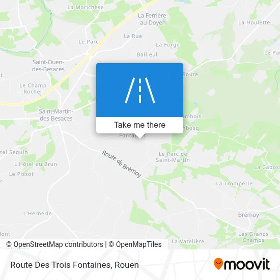 Route Des Trois Fontaines map