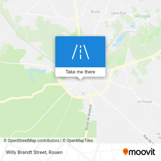 Rue Willy Brandt map