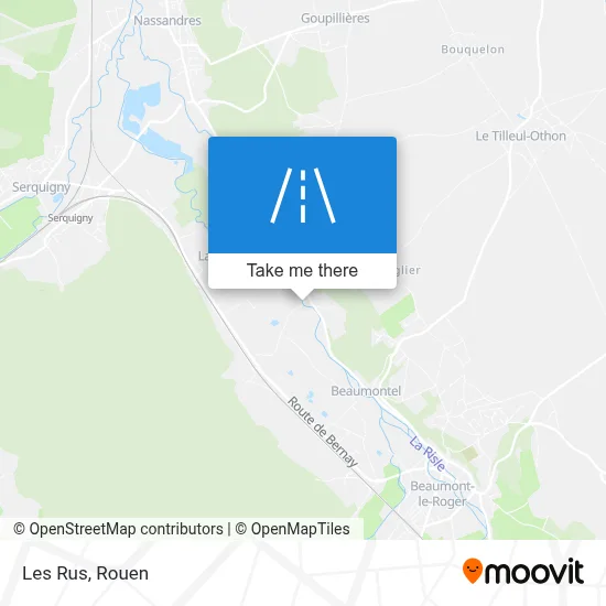Les Rus map