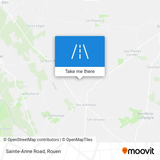 Chemin Sainte-Anne map
