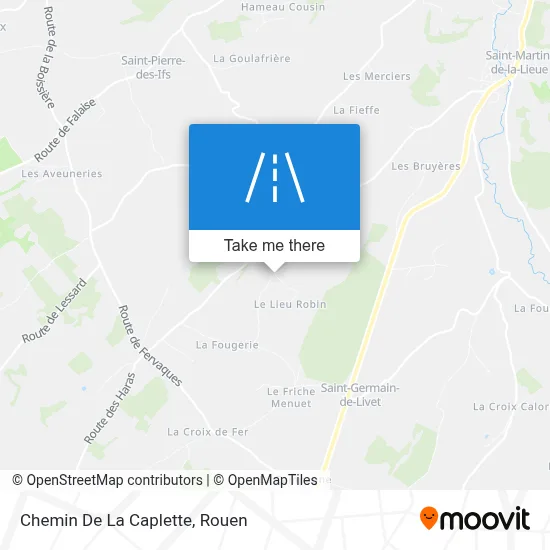 Chemin De La Caplette map