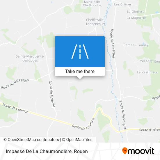 Impasse De La Chaumondière map