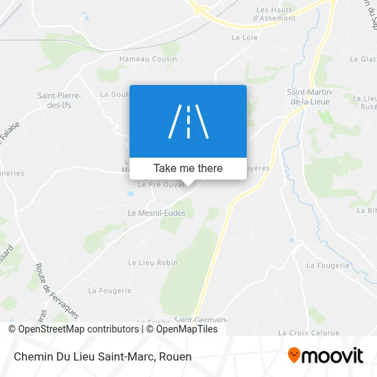 Chemin Du Lieu Saint-Marc map