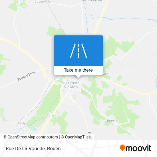 Rue De La Vouéde map