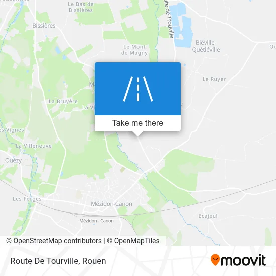 Route De Tourville map